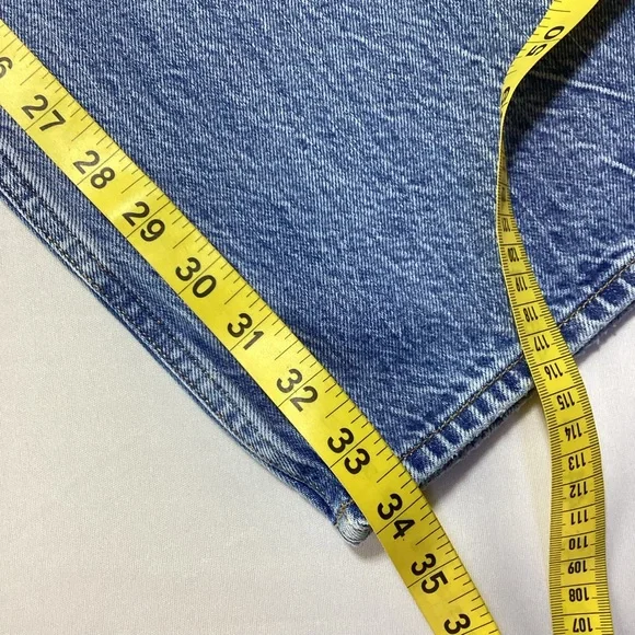 Abercrombie & Fitch Low-Rise Ultra Loose Light Blue Denim Jeans - Picture 11 of 13